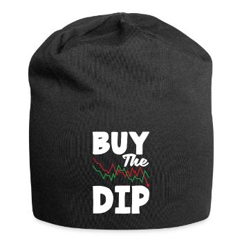 Buy The Dip Investor Day - Jersey-Beanie - Schwarz - Vorne