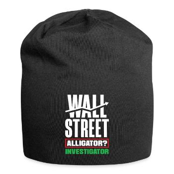 Wall Street Alligator? Investigator Investor Day - Jersey-Beanie - Schwarz - Vorne