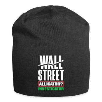 Wall Street Alligator? Investigator Investor Day - Jersey-Beanie - Anthrazit - Vorne