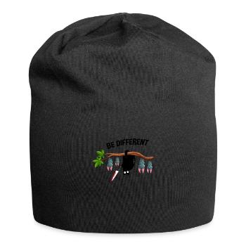 Soyez un chat différent Soyez vous Chat de sensibilisation à l’autisme - Bonnet en jersey - noir - Devant