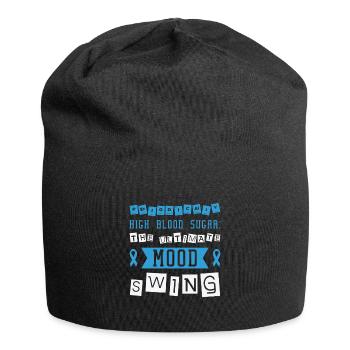 Pancréas diabétique - Bonnet en jersey - noir - Devant