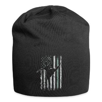 Ballet Retro USA Flag Tutu 4 juillet Ballet - Bonnet en jersey - noir - Devant