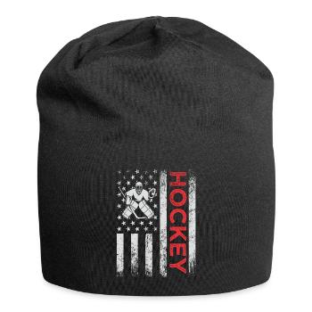 Tais-toi et emmène-moi jouer au hockey - Bonnet en jersey - noir - Devant