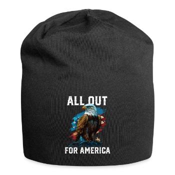 All Out for America American Bald Eagle America - Jersey-Beanie - Schwarz - Vorne