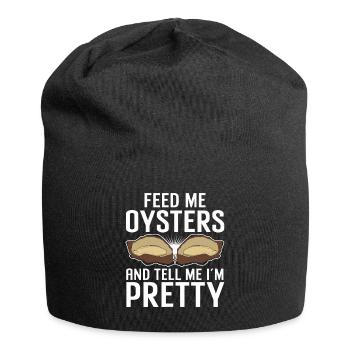 Seafood lover gift seafood - Jersey Beanie - black - Front