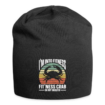 Seafood lover gift seafood - Jersey Beanie - black - Front