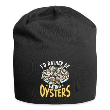 Seafood lover gift seafood - Jersey Beanie - black - Front