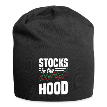 Stocks In The Hood Trading Day Investor Day - Jersey Beanie - black - Front