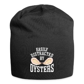 Cadeau amateur de fruits de mer fruits de mer - Bonnet en jersey - noir - Devant