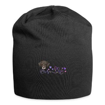 Whippet - Jersey-Beanie - Schwarz - Vorne