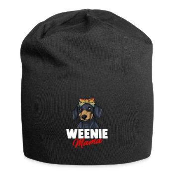 Teckel Cadeau Dixie Viennese Doxie Teckel - Bonnet en jersey - noir - Devant