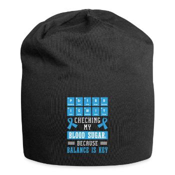 Diabetic Pancreas Diabetes Awareness - Jersey Beanie - black - Front