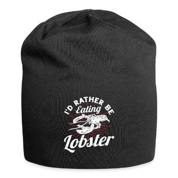 Seafood Lovers Gift Seafood - Jersey Beanie - black - Front