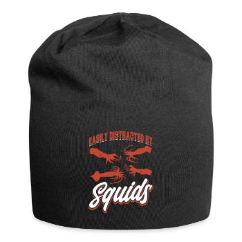Seafood Lovers Gift Seafood - Jersey Beanie - black - Front