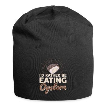 Seafood Lovers Gift Seafood - Jersey Beanie - black - Front