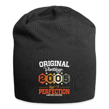 Original 2005 Vintage vintage retro anniversaire - Bonnet en jersey - noir - Devant