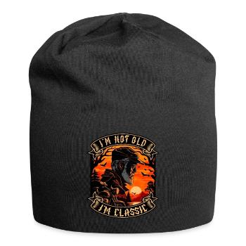 I m not old I m classic Motorrad biker - Jersey-Beanie - Schwarz - Vorne
