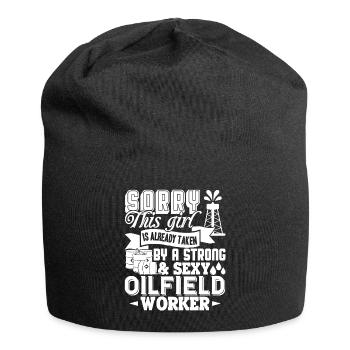 Oilfield Worker Taken By Sexy Oilfield Worker - Jersey Beanie - black - Front