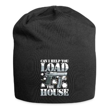 Can I Help You Load The House - Jersey-Beanie - Schwarz - Vorne