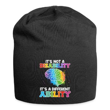 Autistic consciousness Its not a disability - Jersey Beanie - black - Front