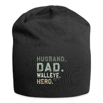 Walley-Fischen - Walleye-Jagd Dad - Jersey-Beanie - Schwarz - Vorne