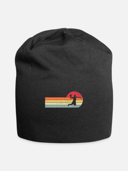 Handball Handballer - Jersey-Beanie - Schwarz