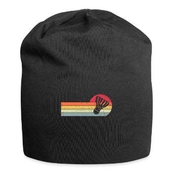 Badminton Rétro Vintage - Bonnet en jersey - noir - Devant
