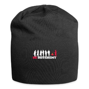 Idée de barbecue et de cadeau de camping-car - Bonnet en jersey - noir - Devant