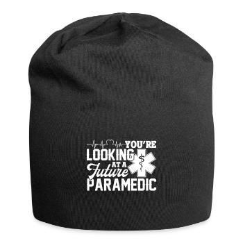 Paramedic Looking At A Future Paramedic - Jersey Beanie - black - Front