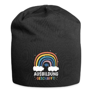 Ausbildung Geschafft Abschiedsgeschenk 2024 - Jersey-Beanie - Schwarz - Vorne