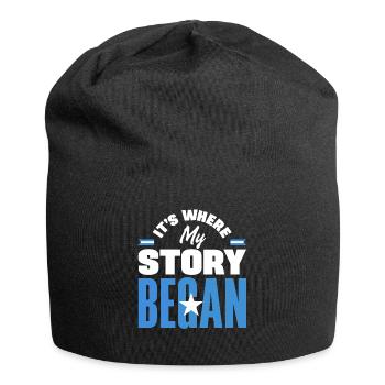 Somali Somalie Somali Flag Its Where My Story - Bonnet en jersey - noir - Devant
