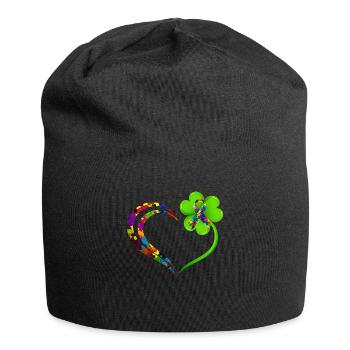 Autisten ADHS ADHD Autismus Jugendliche - Jersey-Beanie - Schwarz - Vorne