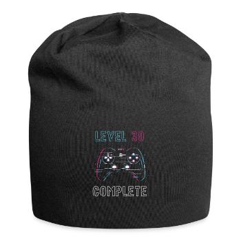 Niveau 30 complet – Videogamer zum 30. - Bonnet en jersey - noir - Devant