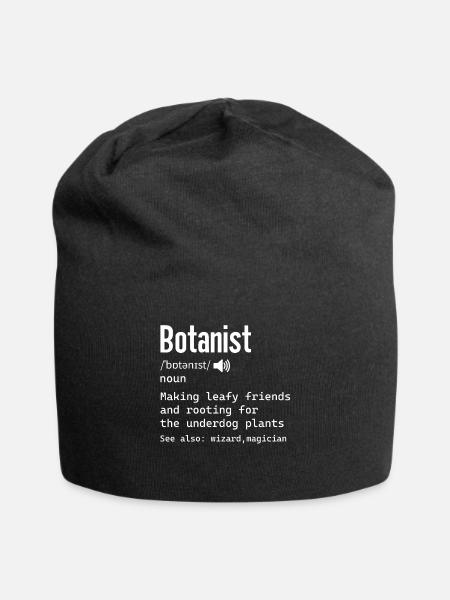 Botanist Definition for Science Nerdy Biologist - Jersey-Beanie - Schwarz