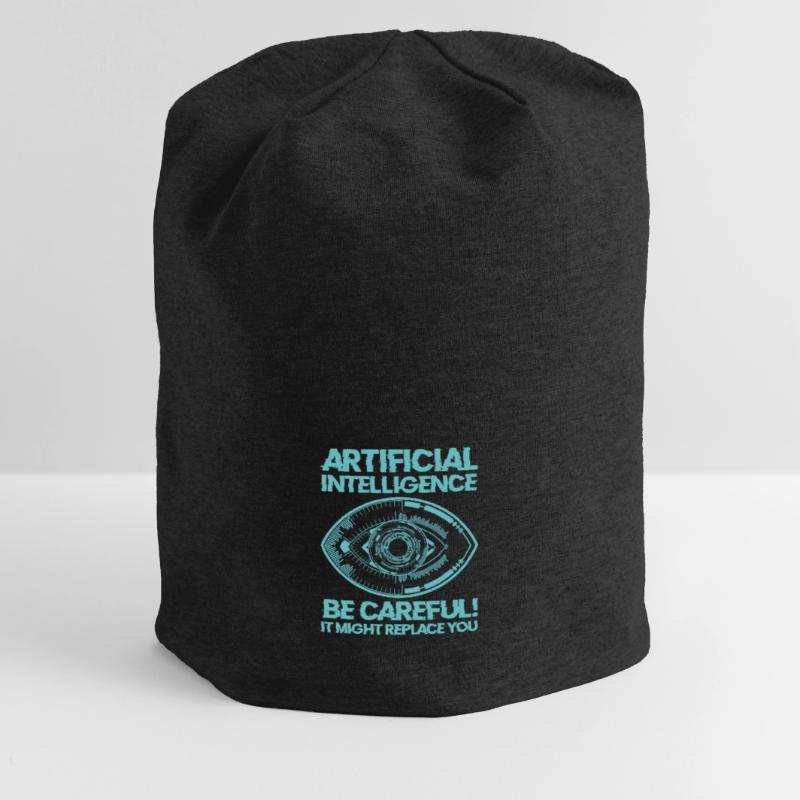 AI Machine Learning Computer Geek Technology Robot Jersey Beanie