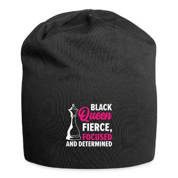 International Women's Day African American Black - Jersey Beanie - black - Front