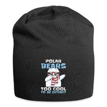 World Wildlife Day Polar Bear Arctic Wildlife - Jersey Beanie - black - Front