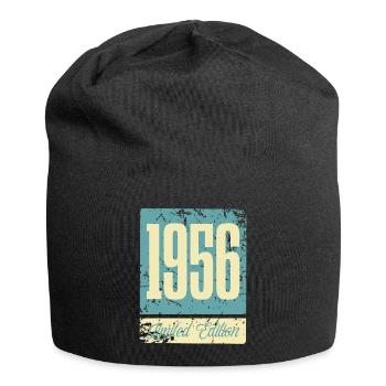 1956 Anniversaire de naissance Année de naissance - Bonnet en jersey - noir - Devant