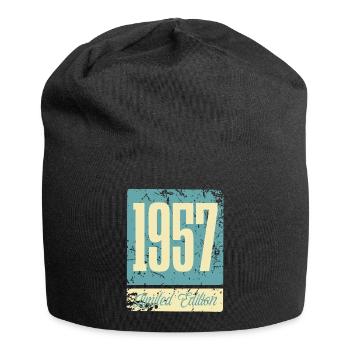 1957 Naissance Anniversaire Année de naissance - Bonnet en jersey - noir - Devant