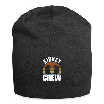 Kidney transplant dialysis kidney - Jersey Beanie - charcoal grey - Front
