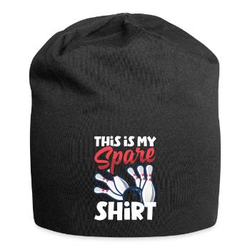 Ceci est mon bowling de chemise de rechange - Bonnet en jersey - noir - Devant
