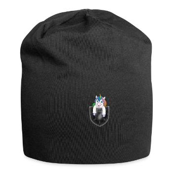Conte de fées Créature mythique Licorne Fan Idée cadeau - Bonnet en jersey - noir - Devant