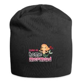 Restez à la maison Sirène - Bonnet en jersey - noir - Devant