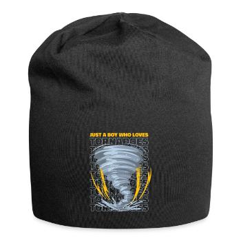 Storm Chasing Tornado Storm Meteorologist - Jersey Beanie - black - Front
