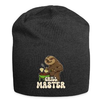 Sloth Grill King Grill Master Grill Tongs Grill Grill - Jersey Beanie - charcoal grey - Front