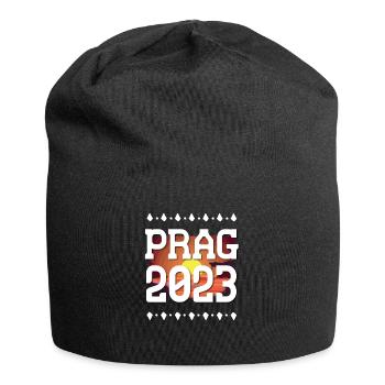 Prag 2023 - Jersey-Beanie - Schwarz - Vorne
