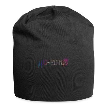 Garten Herzschlag Gartenarbeit Gärtner Gärtnerin - Jersey-Beanie - Schwarz - Vorne