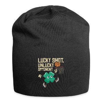 Basketball de trèfle de la Saint-Patrick - Bonnet en jersey - noir - Devant