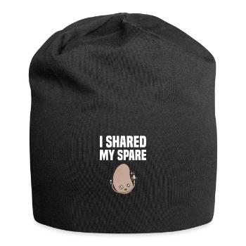 Nierentransplantation Aufmerksamkeit Dialyse - Jersey-Beanie - Schwarz - Vorne