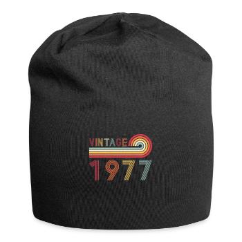 Drôle de millésime né en 1977 anniversaire - Bonnet en jersey - noir - Devant